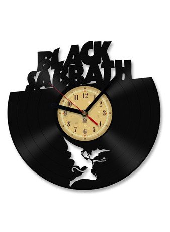 Zegar winylowy - Black Sabbath