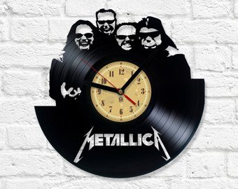 Zegar winylowy - Metallica