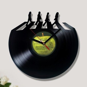 Zegar winylowy The Beatles Abbey Road