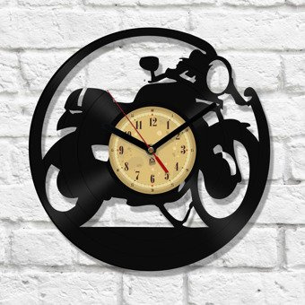 Zegar winylowy Cafe Racer