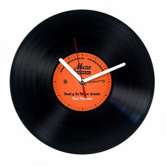 Zegar z płyty winylowej z ulubioną piosenką