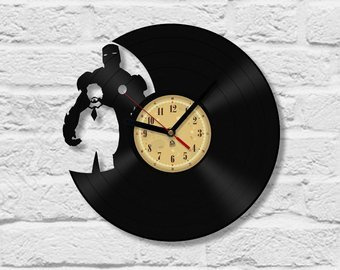 Zegar winylowy Iron Man