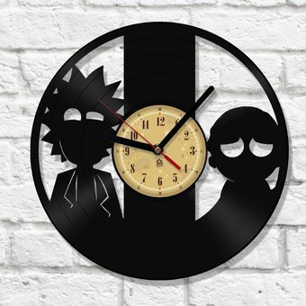 Zegar winylowy Rick and Morty