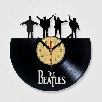 Zegar winylowy The Beatles Help