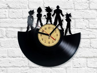 Zegar winylowy - Dragon Ball