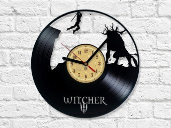 Zegar winylowy - Wiedźmin