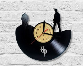 Zegar winylowy -  Harry Potter