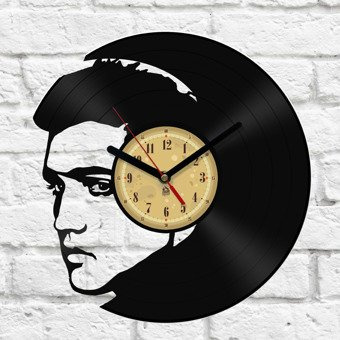Zegar z płyty winylowej Elvis Presley