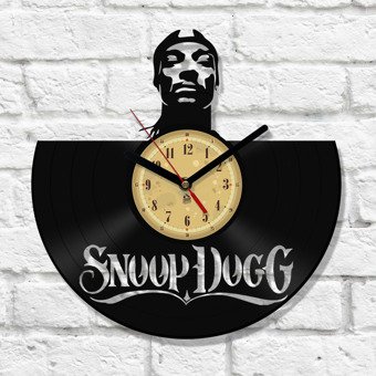 Zegar z płyty winylowej Snoop Dogg